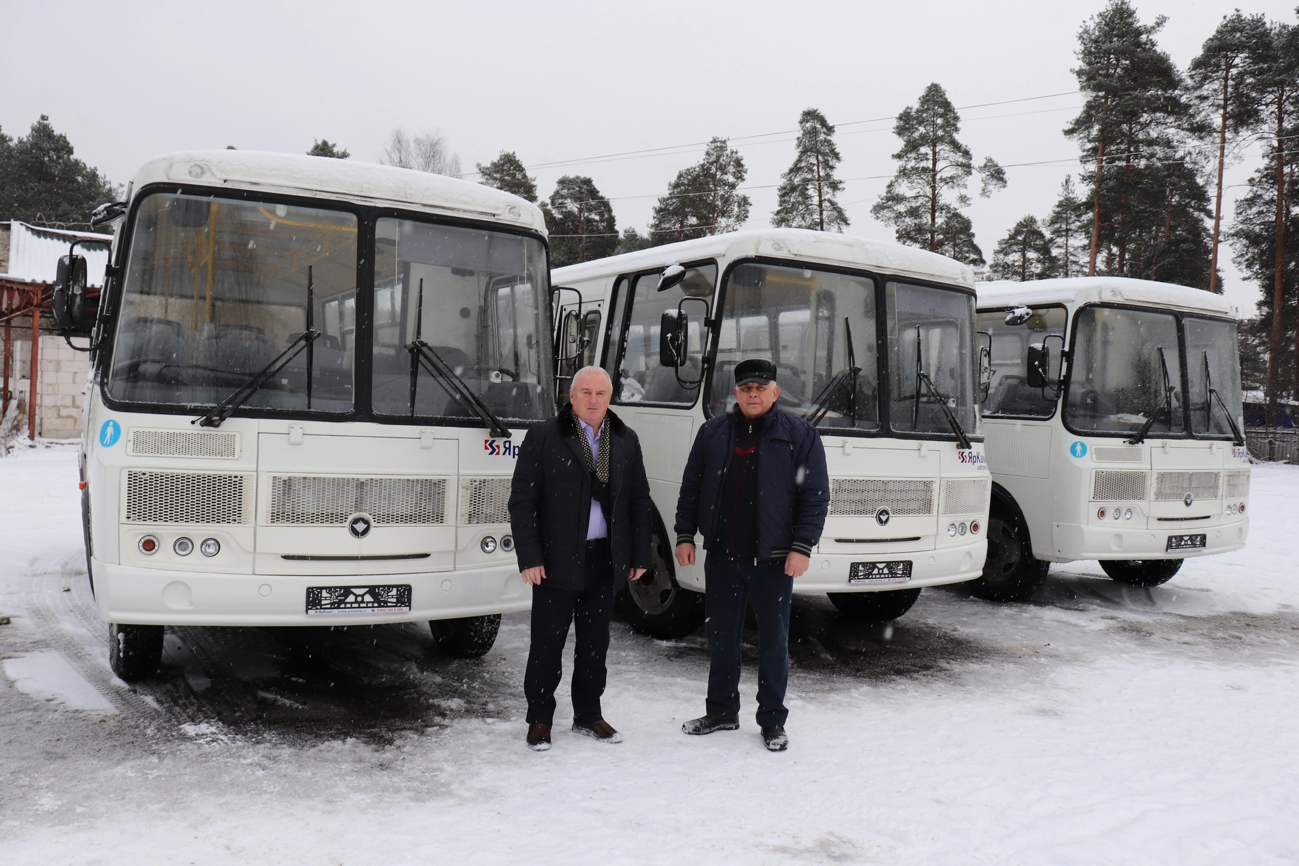 Новые автобусы прибыли в Бабаевский округ.